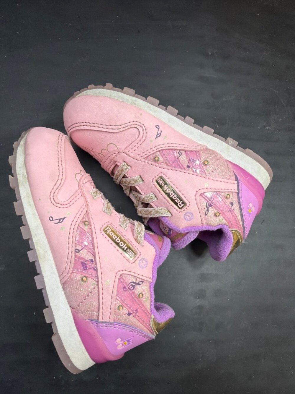 Reebok My Little Pony Pipp Petals Pink Sneakers Toddler Girls Size 7 Shoes Cute! - Picture 9 of 9